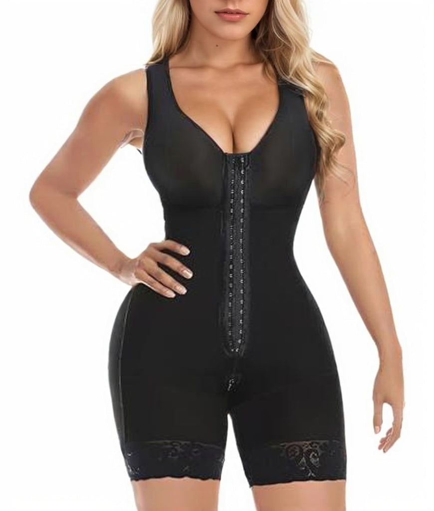 Colombiana Shapewear For Women Tummy Control Post Surgery Full Body Shaper Butt Lifter With Zipper Crotch